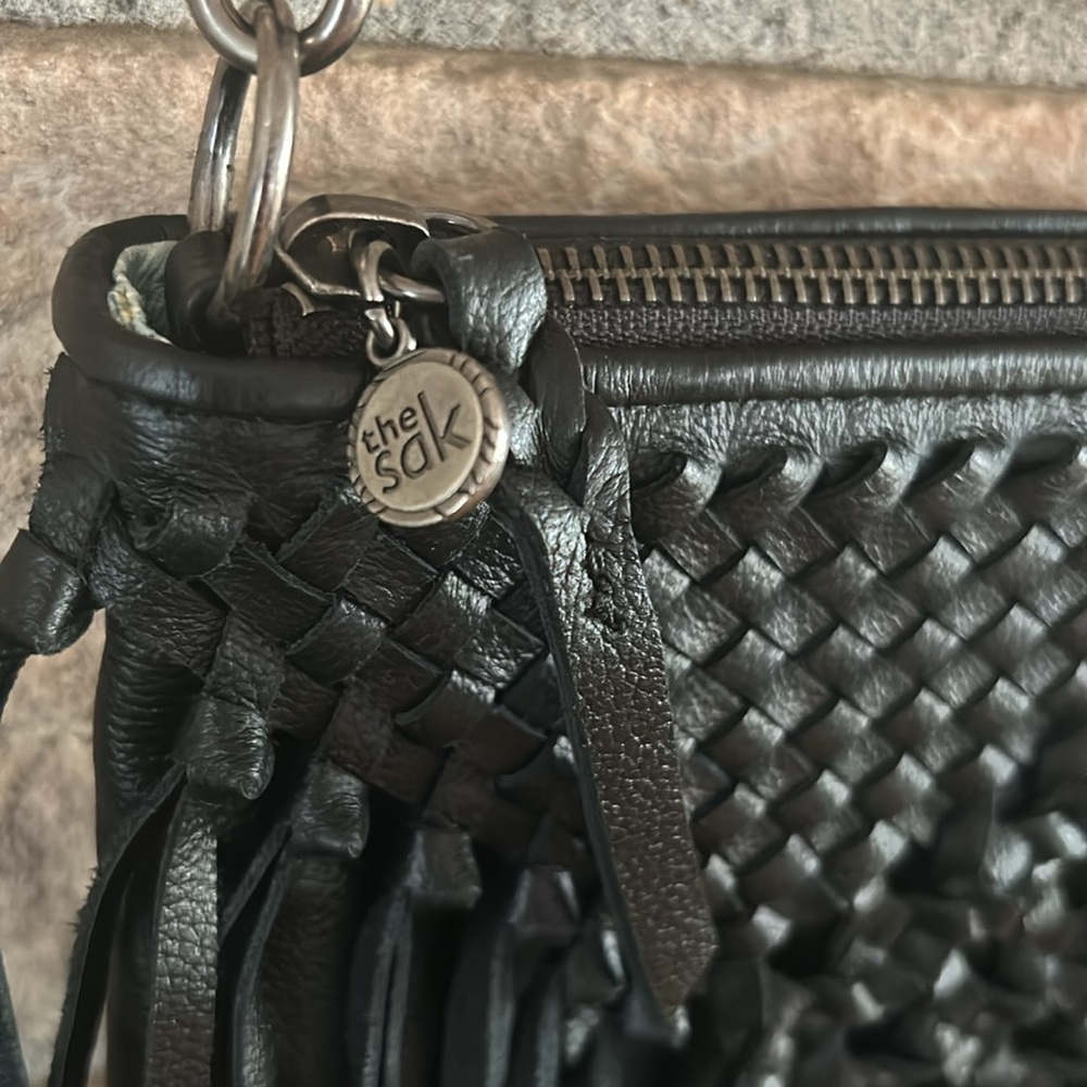 The Sak Black Fringe Women's Bag - Picture 3 of 5